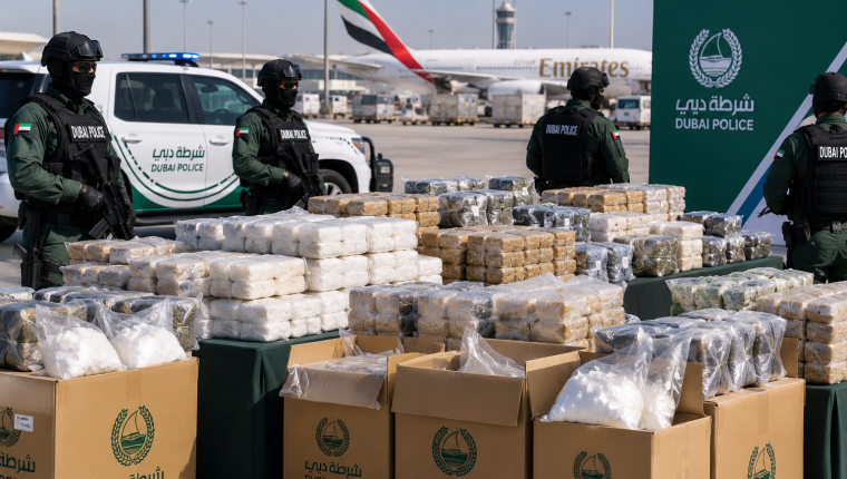 Dubai Police Seize 2.3 Tonnes of Narcotics Worth Over AED 115 Million, Arrest 14