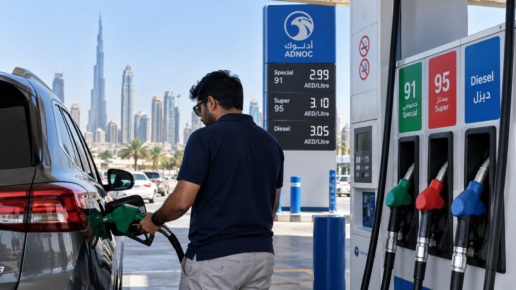 UAE Petrol Prices Hit Their Highest Levels This Year as Brent Holds Above $100