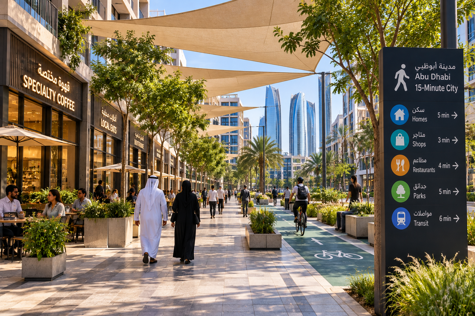 Abu Dhabi Backs '15-Minute City' Vision With Dh240 Billion Infrastructure Plan