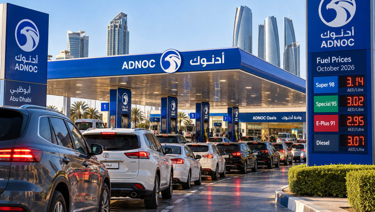 UAE Petrol Prices Jump About 16% for October as Oil Markets Stay Elevated
