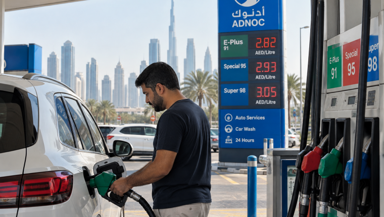 UAE Petrol Prices Jump About 16% for October, Adding Pressure to Household Budgets