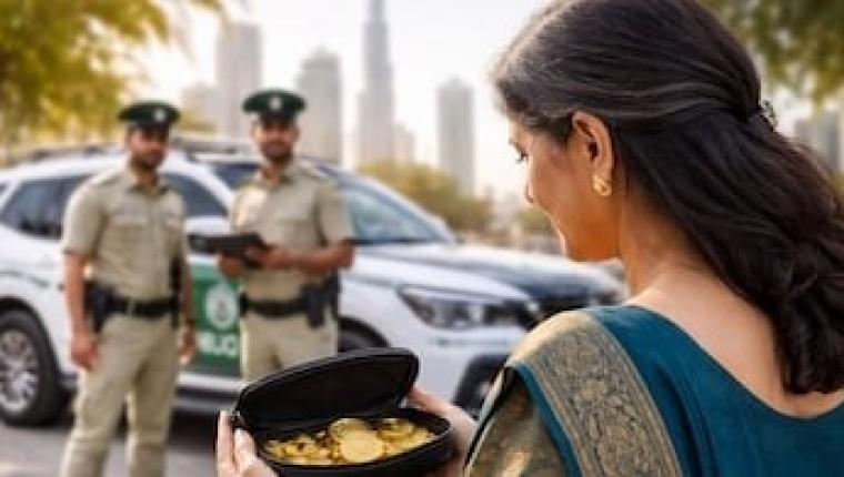 Indian Family in Dubai Mistakenly Tosses ₹12 Lakh Gold in Trash—Police Track & Return It in 3 Days