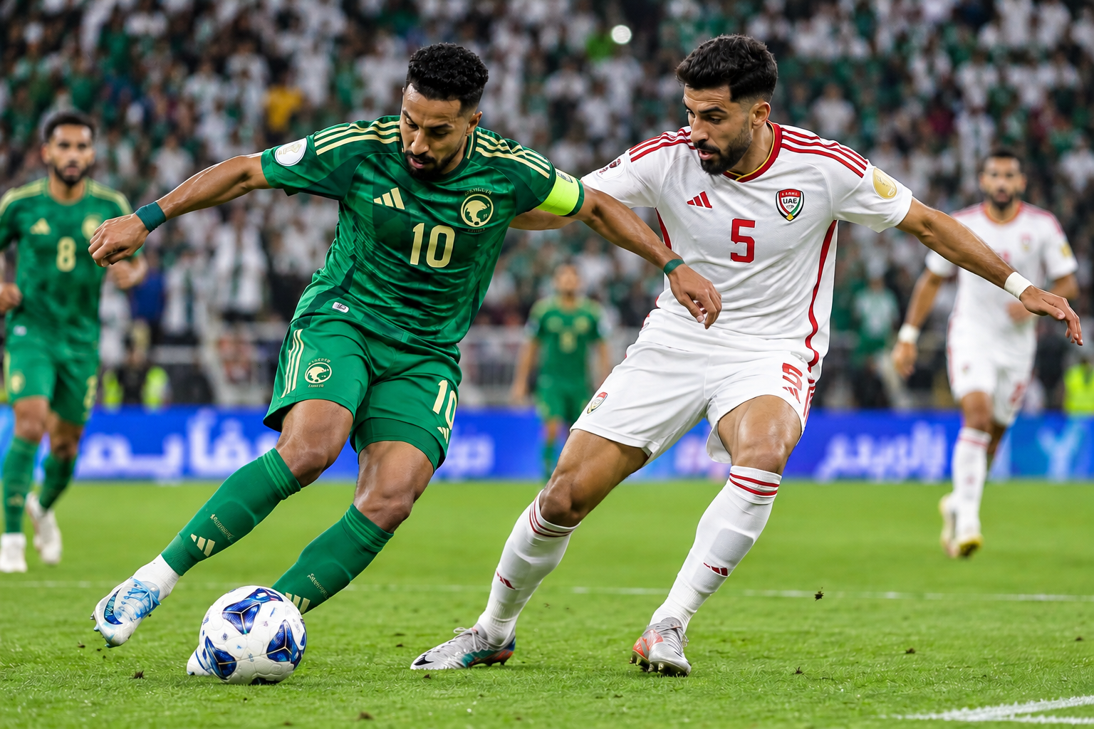 Saudi Arabia Beat UAE 2-0 to Win Arabian Gulf Cup Final in Jeddah