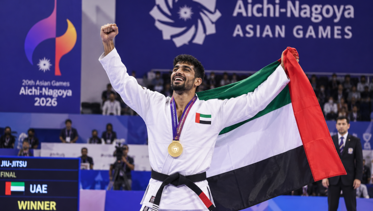 UAE Jiu-Jitsu Team Reaches Eight Medals at Asian Games as Asma Al Hosani Defends Title