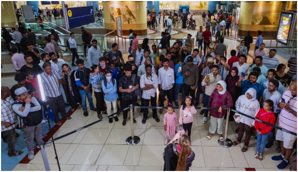 Dubai: Hundreds Stranded as Metro Grinds to a Halt Amidst Torrential Downpour.